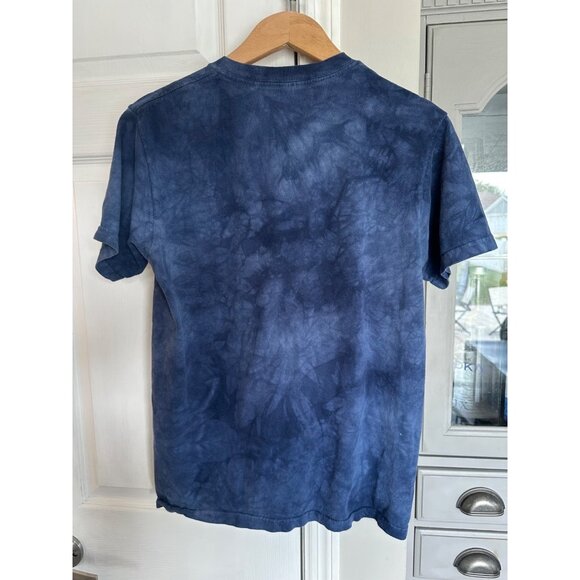 The Mountain Blue Christmas Santa Kitty Cat T Shirt Men’s Small - Picture 3 of 4